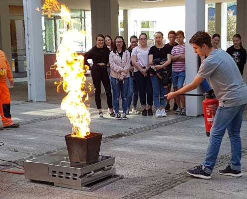 Feuerwehr am KEG