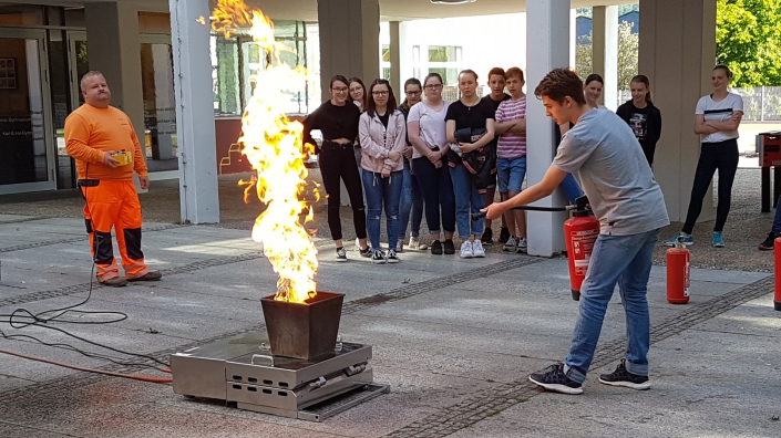 Feuerwehr am KEG